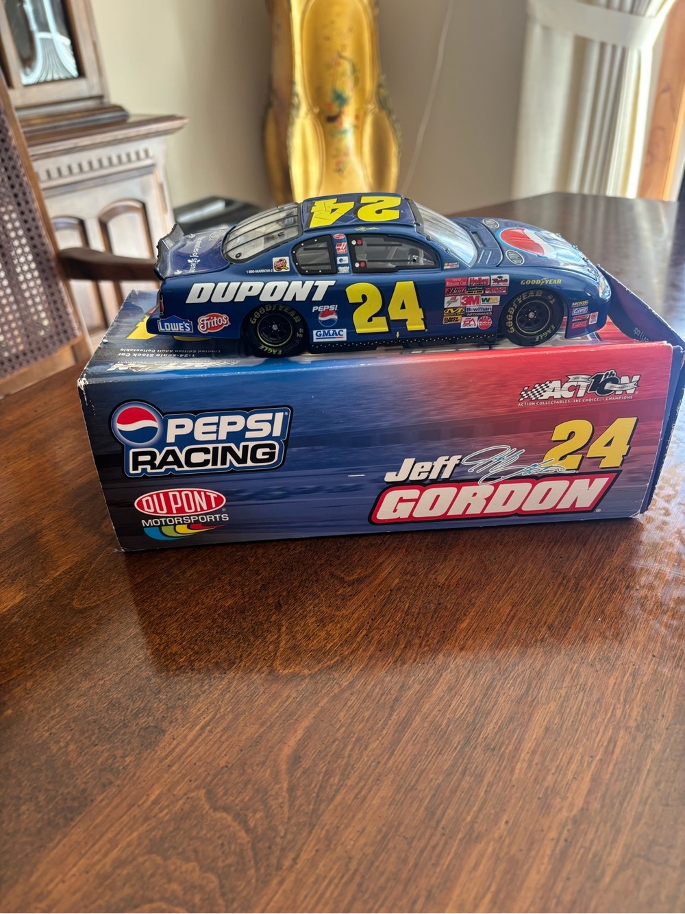 Jeff Gordon #24 Pepsi Racing Die-Cast Car - Blue